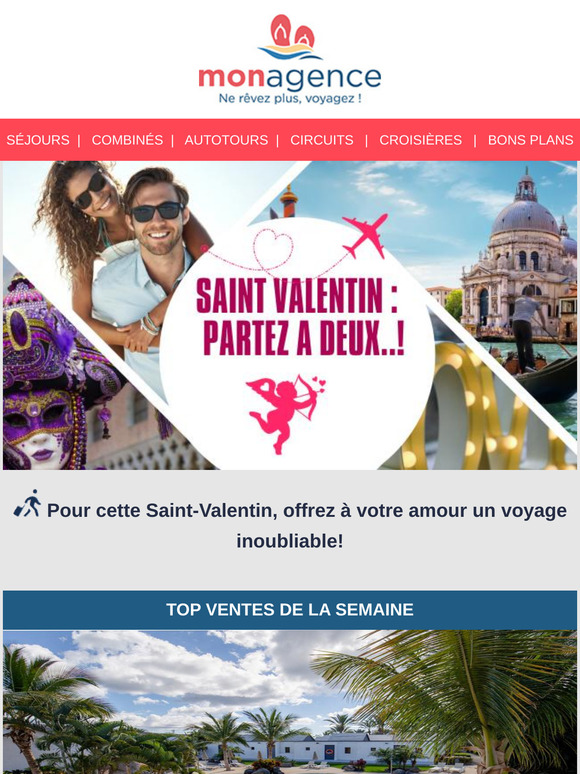 💑 Saint-Valentin, et si vous vous évadez à deux !