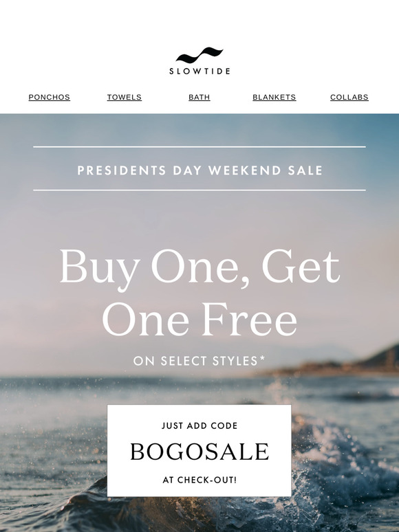 Limited Time Only: Buy One, Get One Free