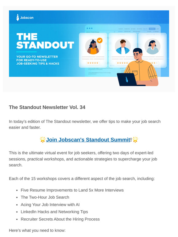 The Standout Newsletter Vol. 34