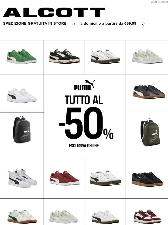 Le PUMA di tendenza al -50% 🚂