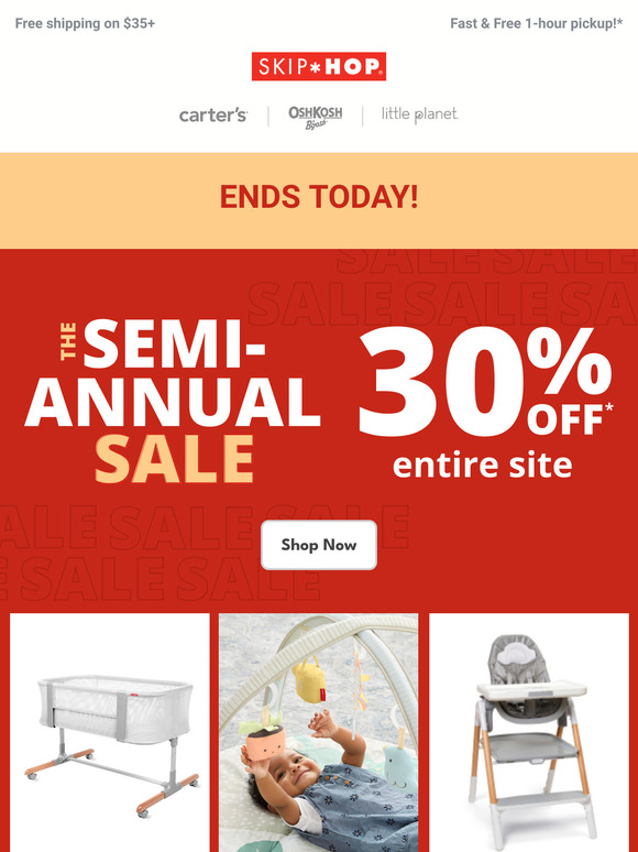 ⏰ 30% Off Entire Site Ends Today!