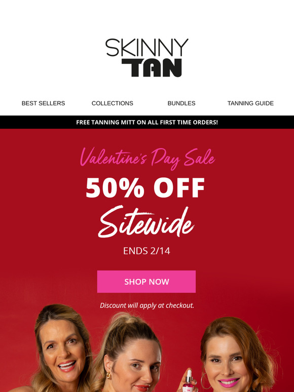 50% Off Tanning Must-Haves!💝