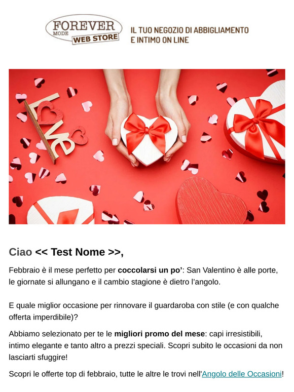 💘 Febbraio: mese dell’amore… e degli sconti 🎁