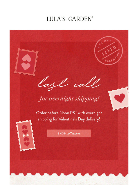 Overnight Shipping Ends In A Few Hours! 💕