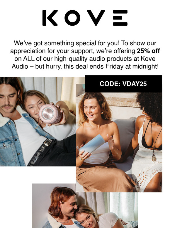 25% OFF Everything at Kove Audio! Don’t Miss Out! 🎧