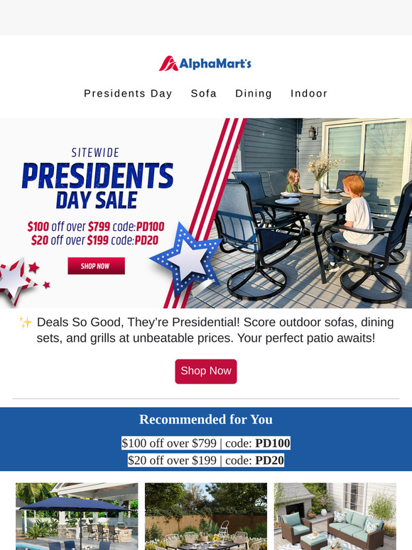 🎉 Presidents' Day Sale: Save Up to $100 + Exclusive Coupons Inside!