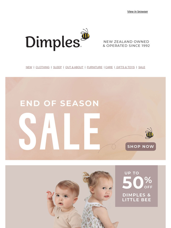🐝 End of Season SALE - Starts NOW!  🐝