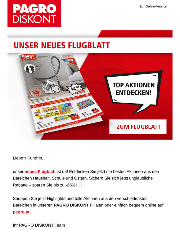 Jetzt zugreifen: Exklusive Angebote im neuen Flugblatt!