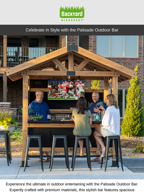 Transform Your Backyard with a Stunning Outdoor Bar – Save 10% Sitewide!