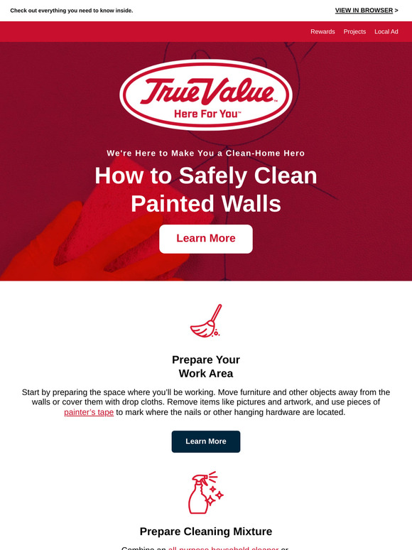 How to Safely Clean Painted Walls 🧽 🫧