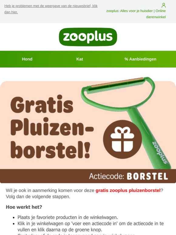 ✨ Gratis Pluizenborstel bij je bestelling