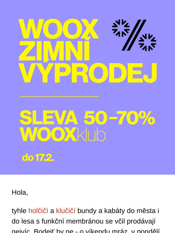 Bacha, výprodejové slevy až - 70 % končí v pondělí.