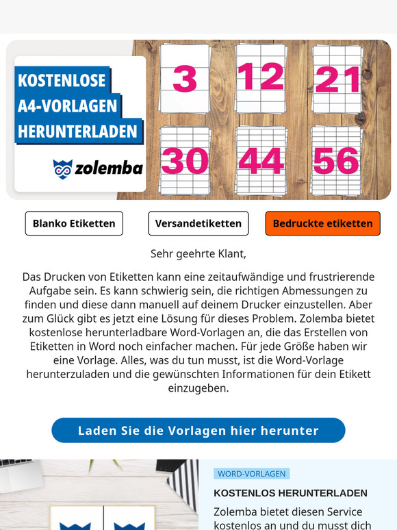 Die einfachste Art, Etiketten zu drucken (kostenlos!)