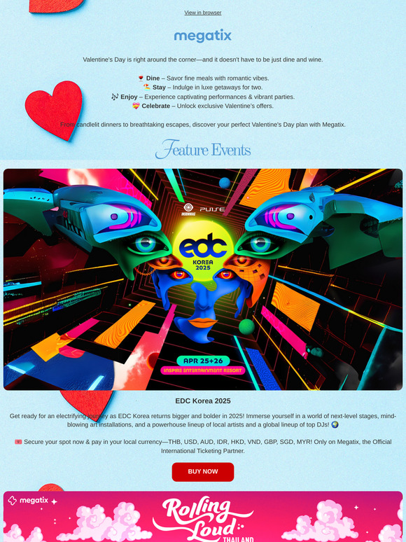 Love is in the Air! Find Your Perfect Valentine’s Plan with Megatix