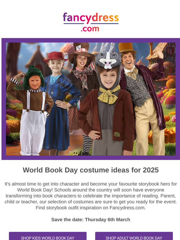 Dress up as your favourite book character 📖
