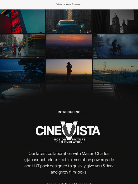Introducing CINEVISTA Film Emulations