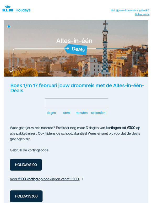 Nog maar 3 dagen: de Alles-in-één-Deals lopen bijna af