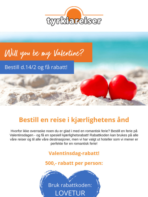 Valentinsdag-rabatt! ❤️