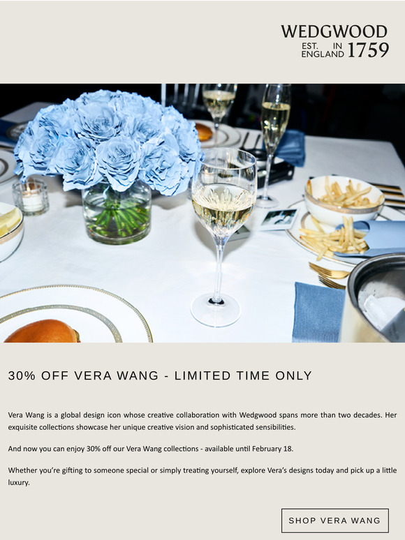 30% off Vera Wang