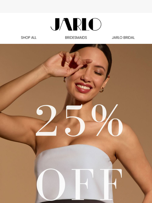 This Weekend Only - Get 25% Off Bridesmaids Dresses 💐
