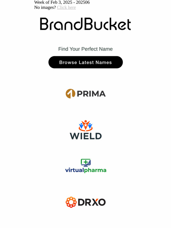 Your Weekly Digest of New Names