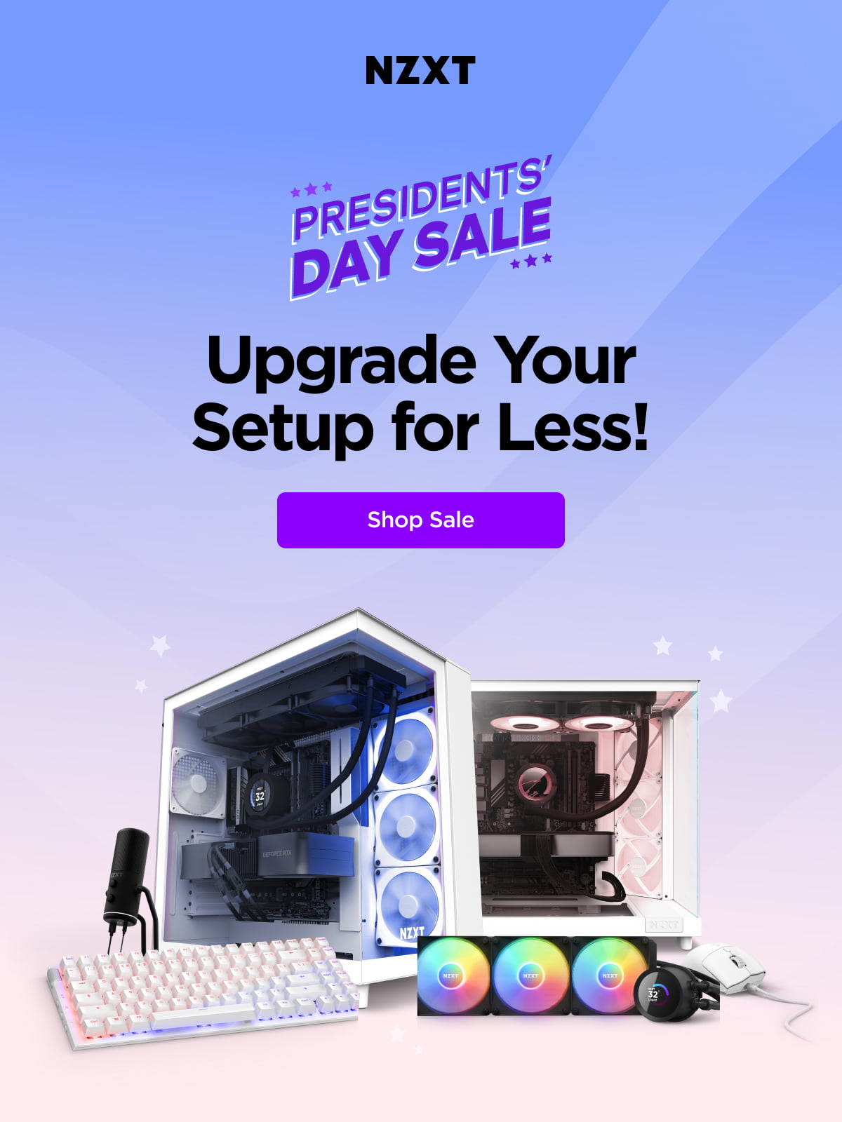 presidents day sale - upgrade your setup for less - shop sale