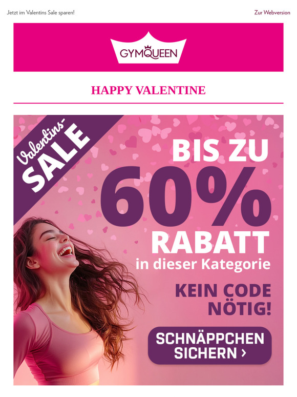 Liebe liegt in der Luft – und tolle Angebote auch!