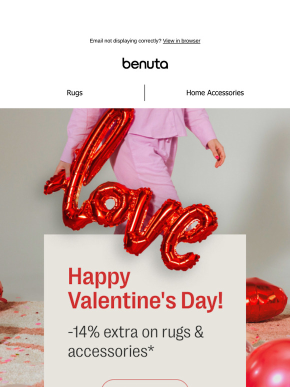 -14% extra for Valentine's Day 💌