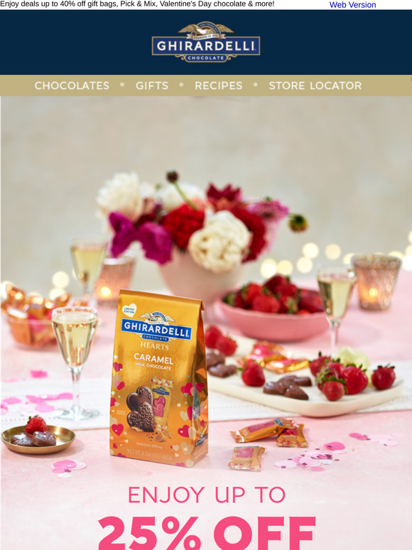 💕 Happy Valentine's Day from Ghirardelli 💕