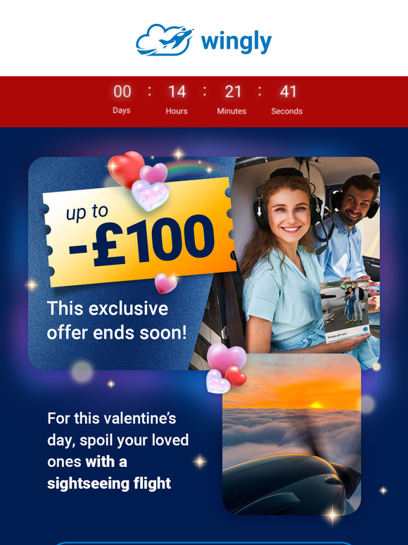 ⏰ —, up to £100 off with our gift cards!