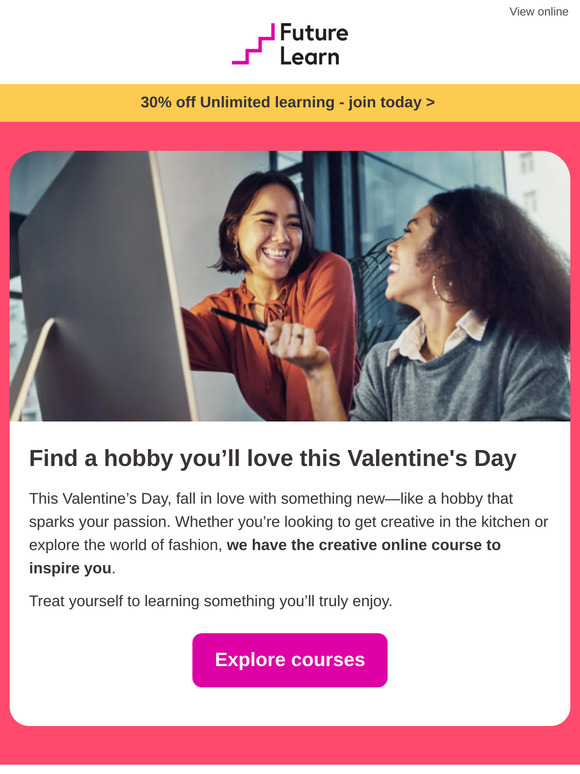 Find a hobby you'll love ❤️