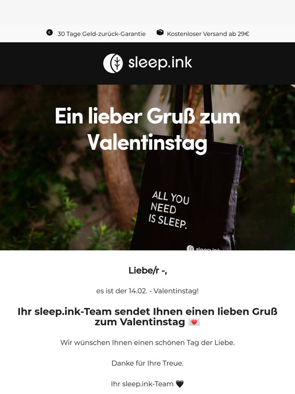 Lieber Gruß zum Valentinstag 💌