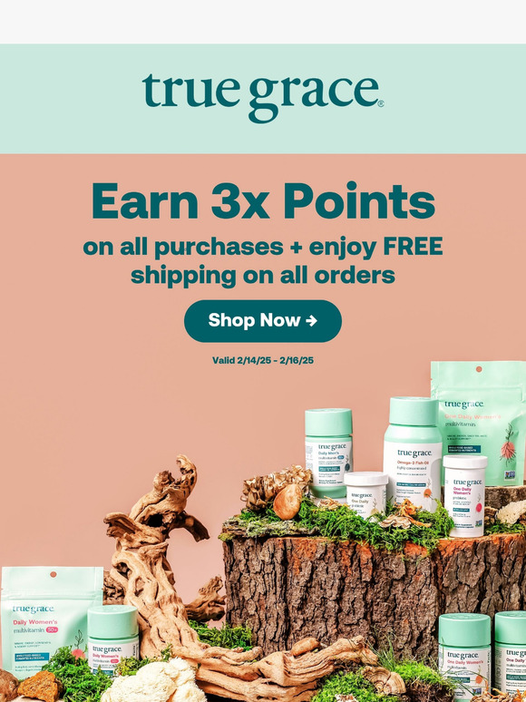 Triple the Points, Free Shipping—Because We ❤️ You!