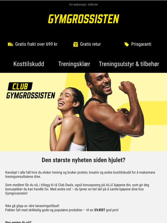 ENDELIG! Nå tjener medlemmer poeng på alle kjøp 🙌