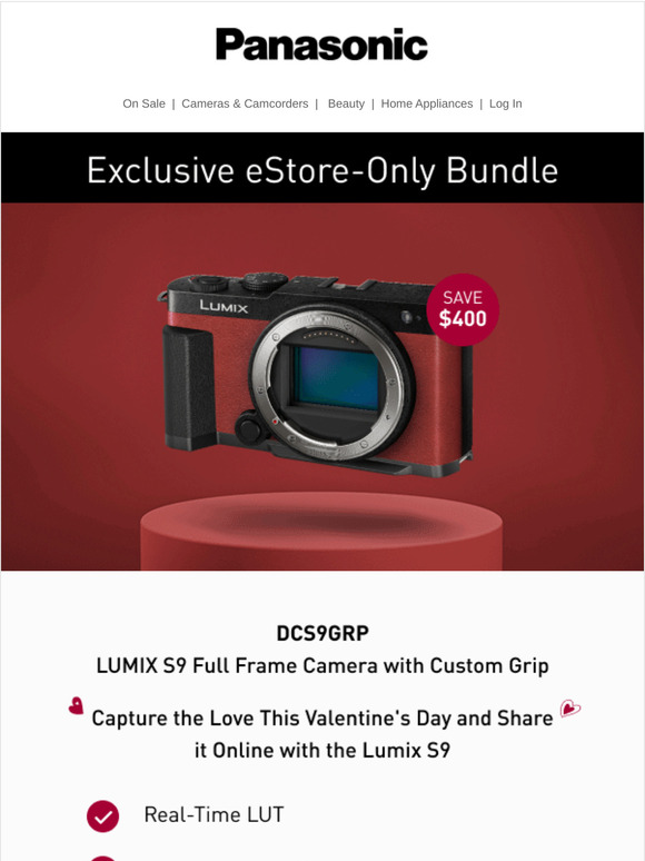 Capture the Love This Valentine's Day and Share it Online with the Lumix S9