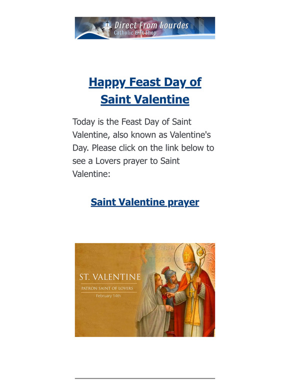 ❤️Saint Valentine's Lovers Prayer🙏