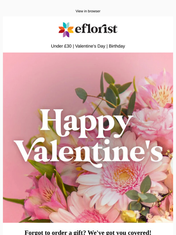 Oops, did you forget Valentine’s Day? 🌹