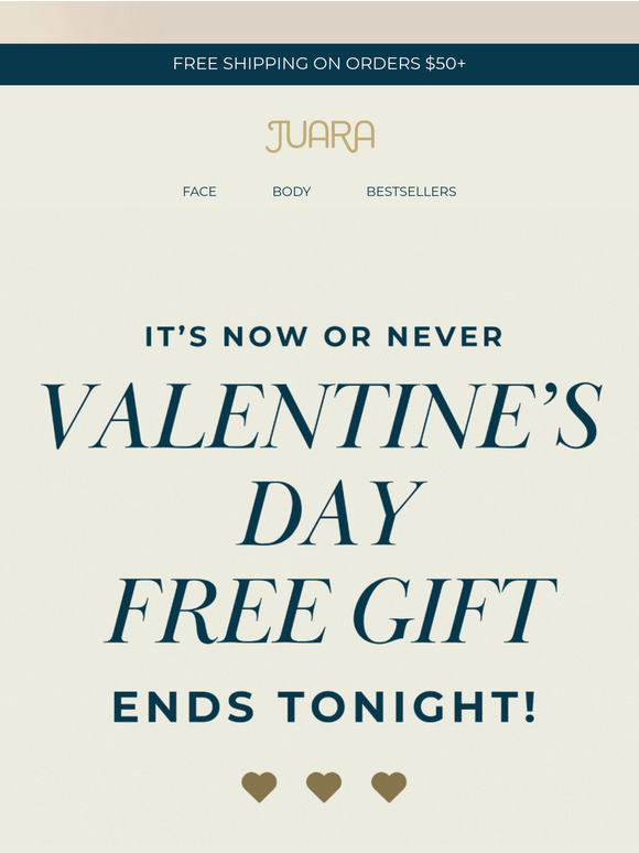 It’s Now or Never: Valentine’s Day FREE Gift Ends Tonight!