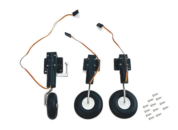 H-King FLYCAT V2 70mm EDF Jet Replacement Retract Set w/Wheels (3pcs)