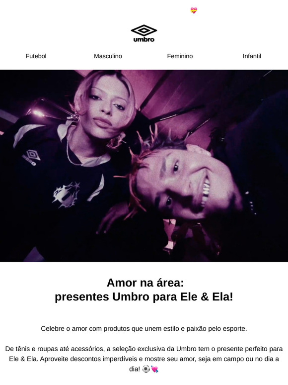 Valentine’s Day com a Umbro