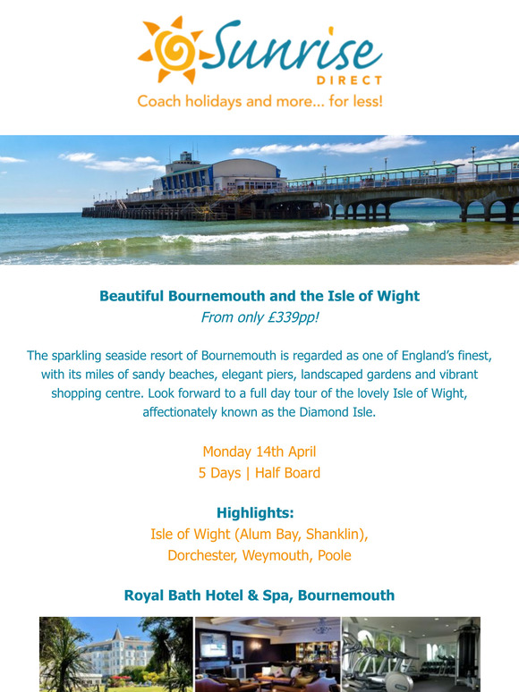 Visit one of England's finest seaside resorts