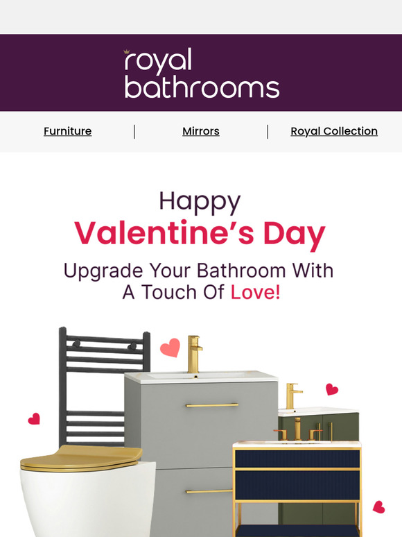 💕 Make Your Bathroom Shine This Valentine’s Day!