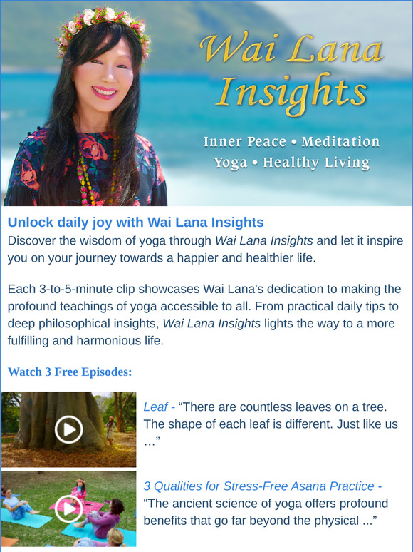 Unlock daily joy with Wai Lana Insights