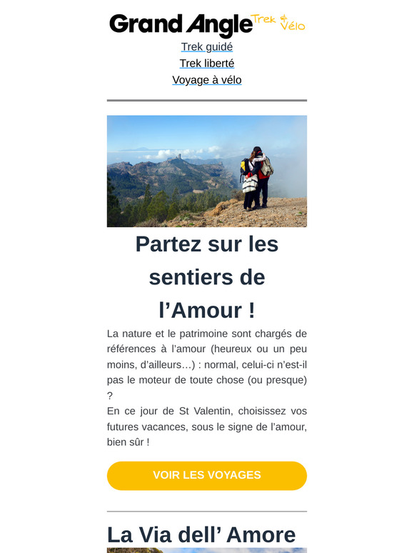 Partez sur les sentiers de l’Amour !💚