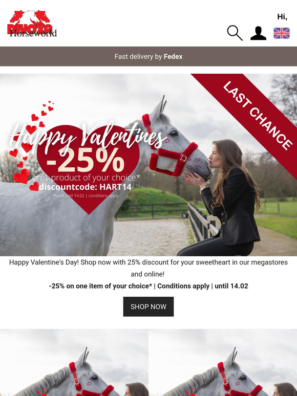 Today only | -25% Valentine's Day Discount 💕💕💕