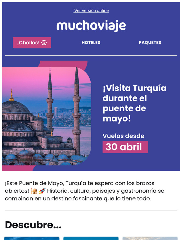 🇹🇷 Escapada de Puente de Mayo: Descubre Turquía desde 614€