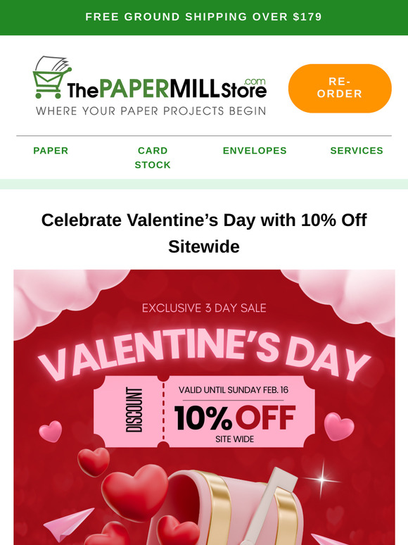 ❤️ Exclusive 3-Day Sale: 10% OFF Sitewide This Valentine's Day