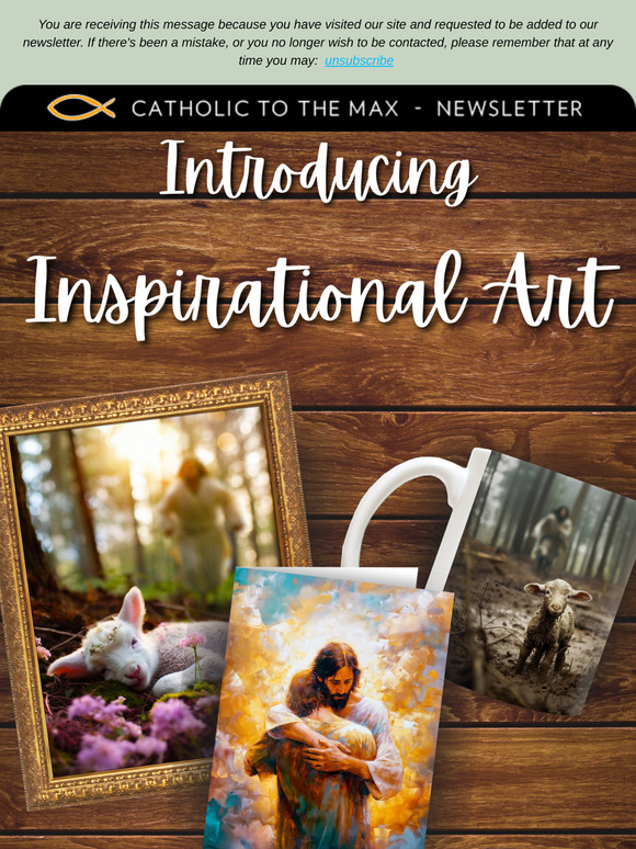 Introducing an inspiring new line of art and gifts!