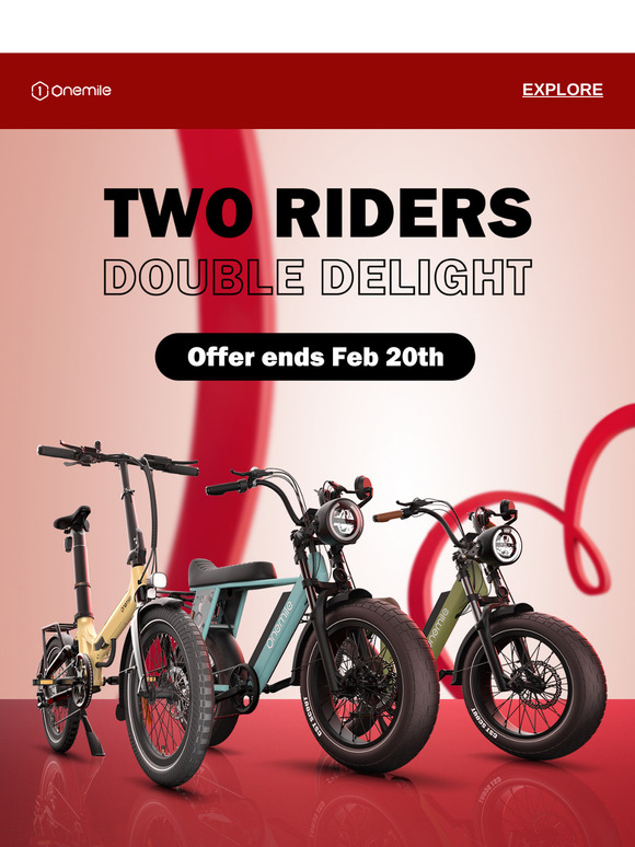💖Love Rides Together – Celebrate Love with Onemile Ebike 💘