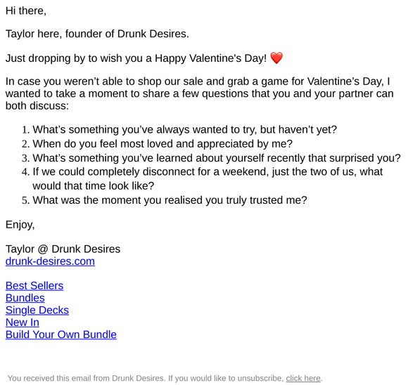 A Few Questions To Ask Your Partner 📝